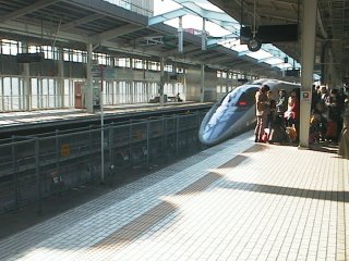 photo:新大阪駅・500系