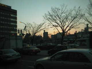 photo:福岡の夕暮れ