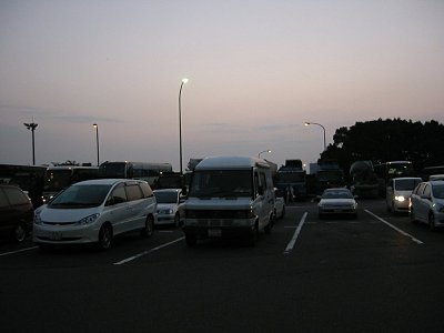 photo:大津SAで夜明け